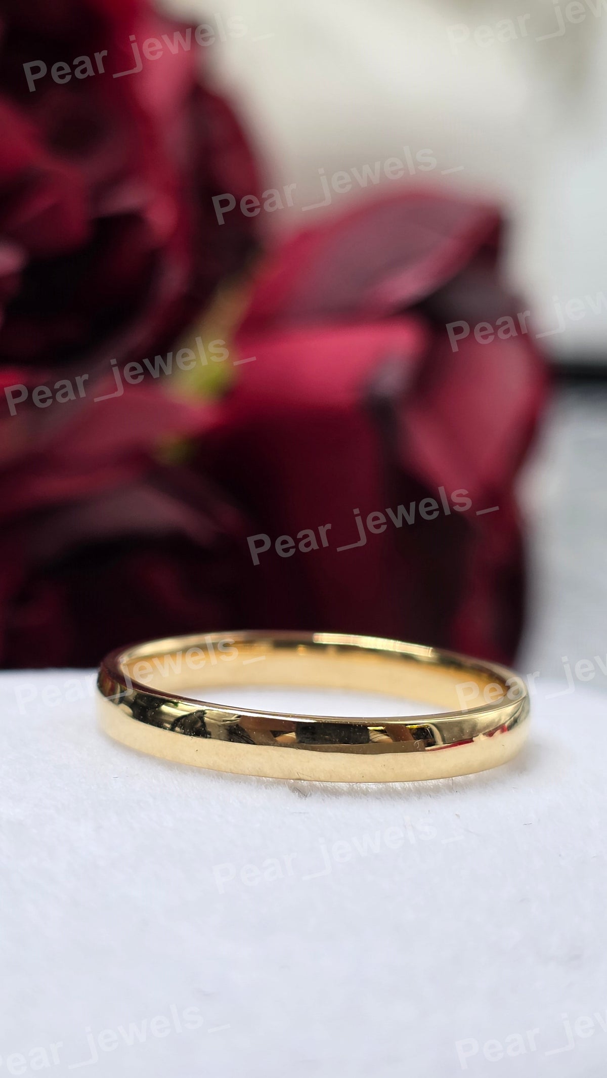 925 Silver Rhodium Plated Wedding Band For Unisex Wear Thin Band