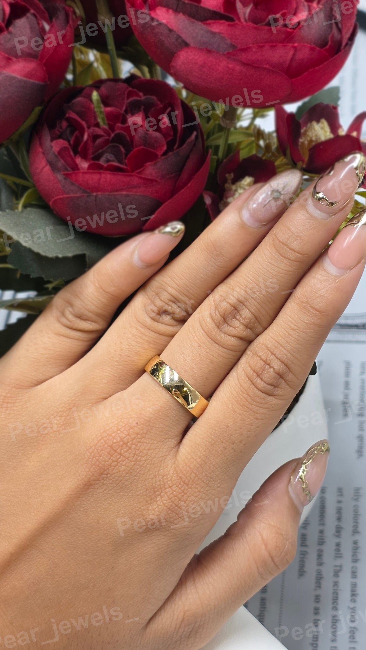 Silmple Wide Band 925 Silver Rhodium Plated Wedding Band For Unisex Wear