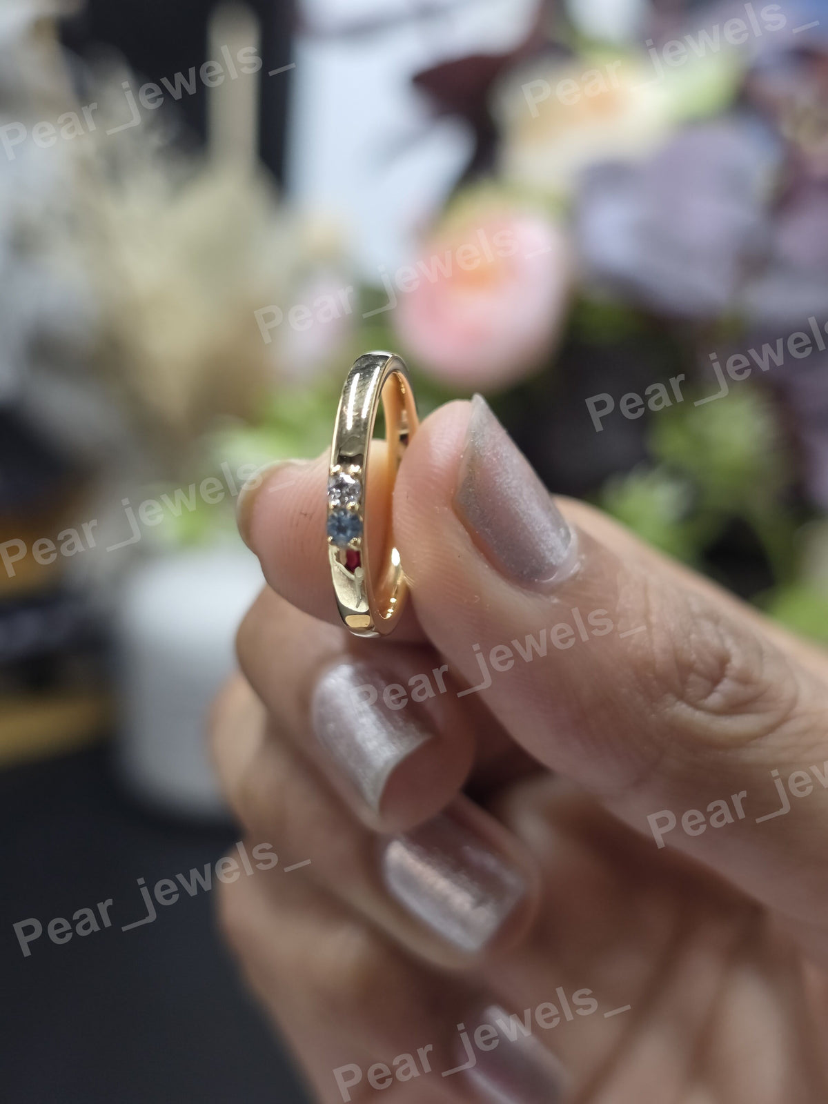 Luxury 925 Sterling Silver VVS Moissanite Diamond Engagement Women Wear Ring