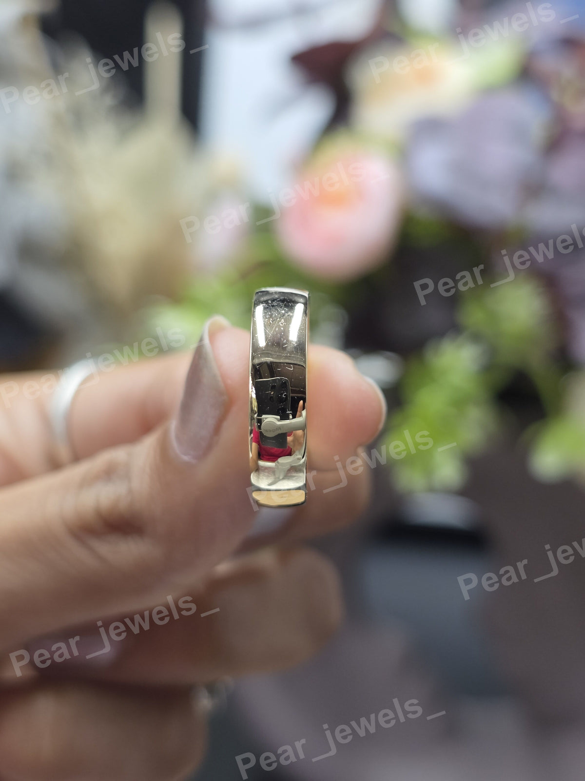 Iced Out Rhodium Plated 925 Sterling Silver Wedding Wear Ring For Unisex