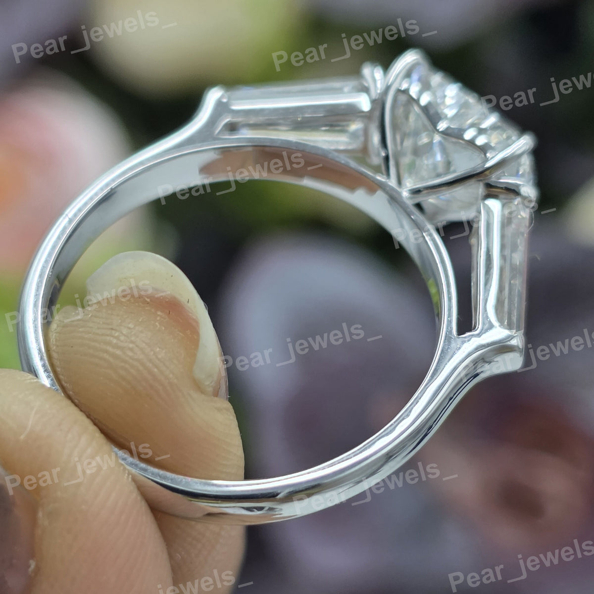 VVS Moissanite 925 Silver Luxury Engagement And Praposal Ring For Women