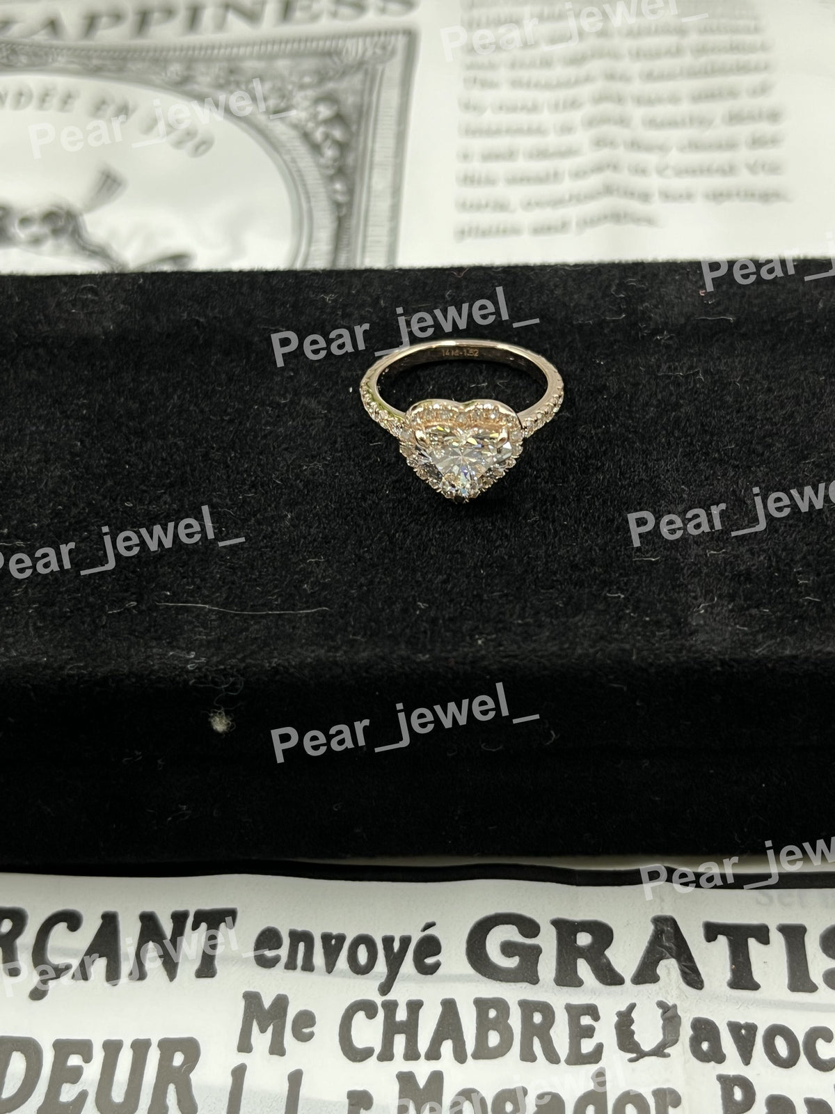 Iced Out 925 Sterling Silver With Moissanite Diamond luxury Engagemnet Ring