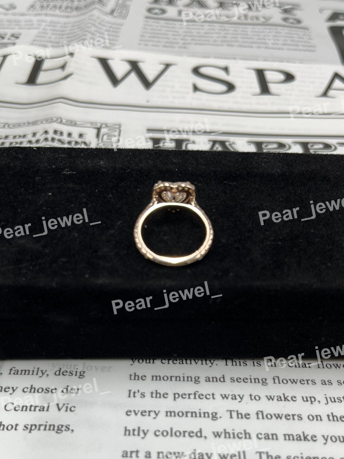 Iced Out 925 Sterling Silver With Moissanite Diamond luxury Engagemnet Ring