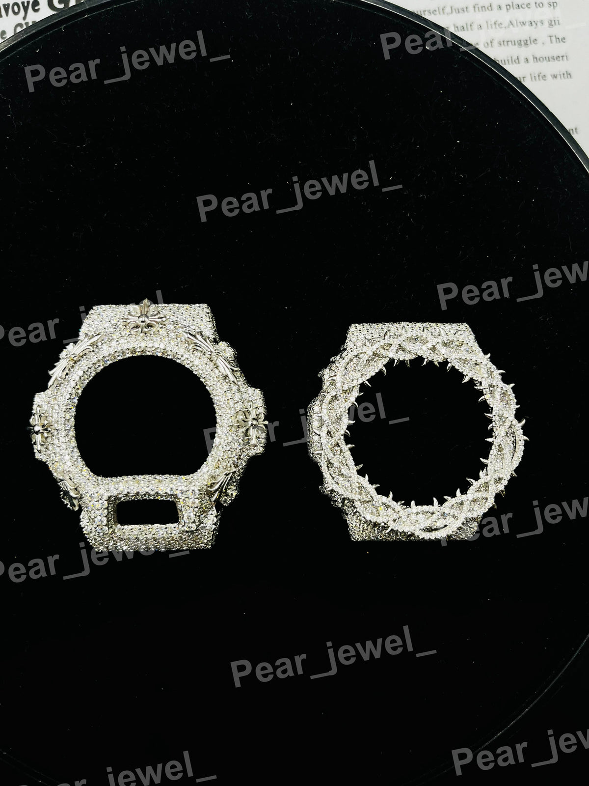 VVS Moissanite Iced Out Bezel For 2100 Series Watch