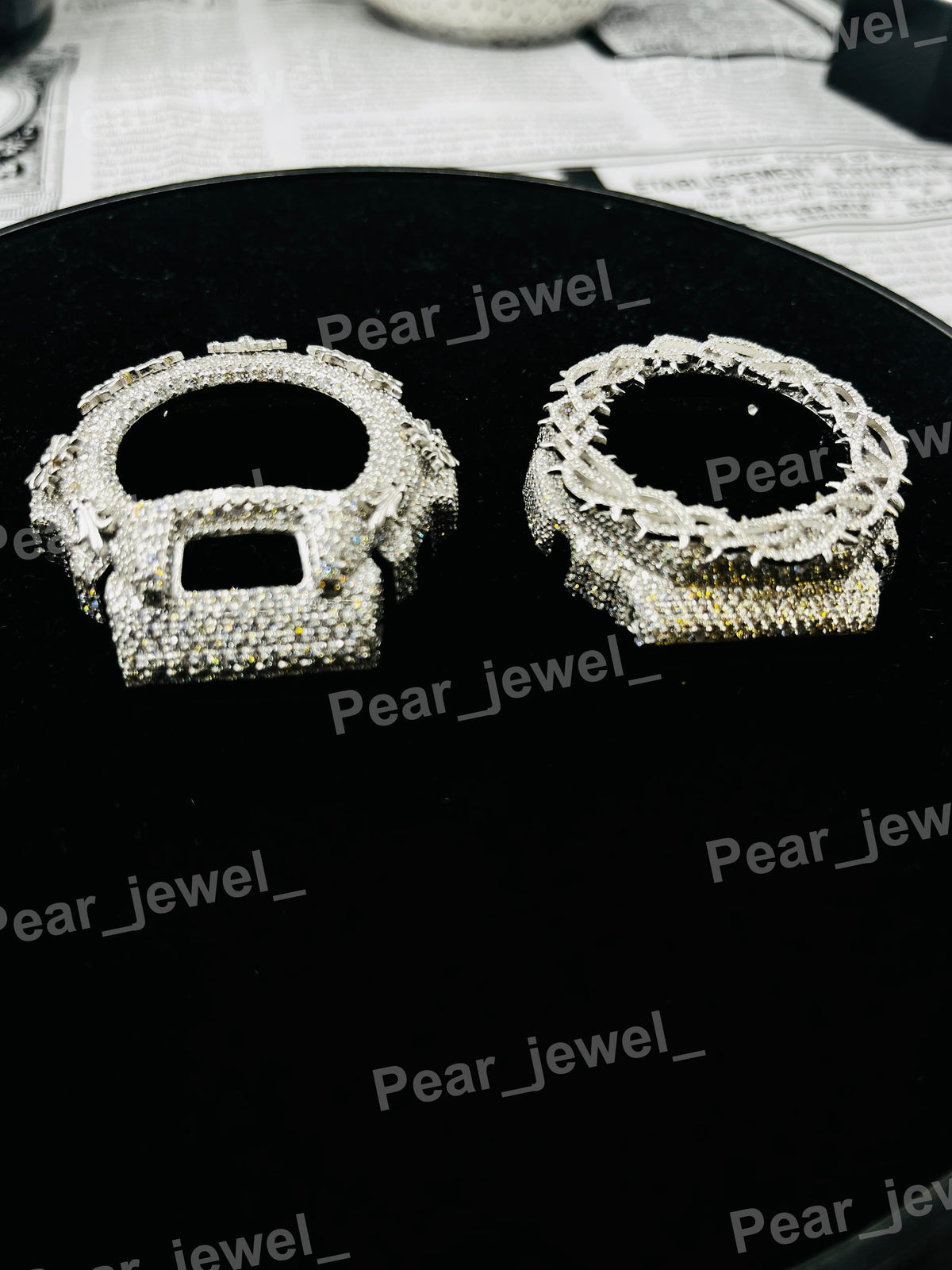 VVS Moissanite Iced Out Bezel For 2100 Series Watch