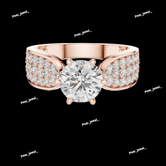 Solitaire Engagement Wedding Ring