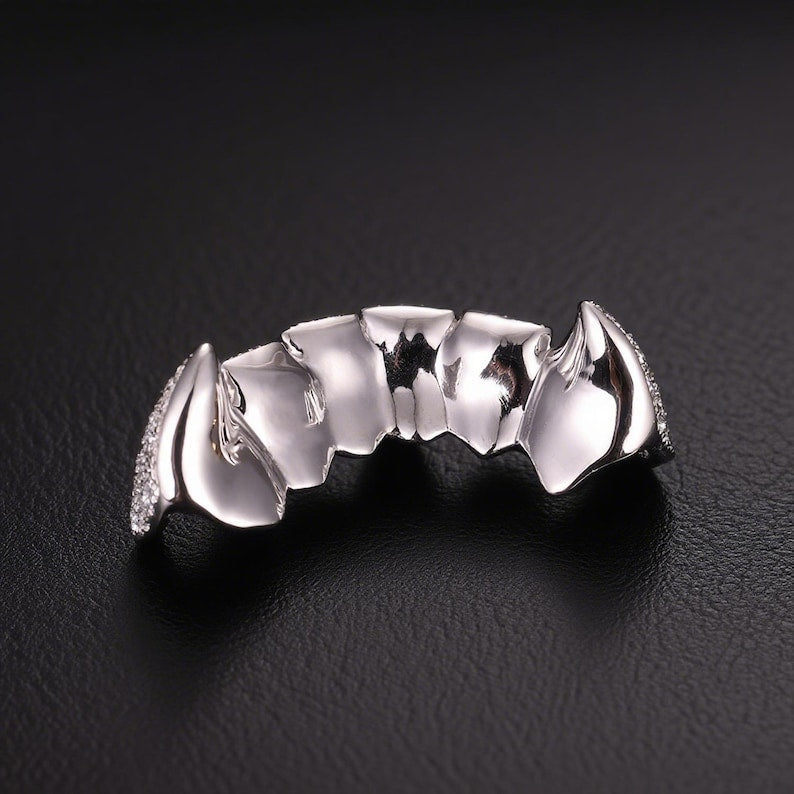 VVS Moissanite Diamond 925 Silver Iced Out Custom Hip Hop Grillz