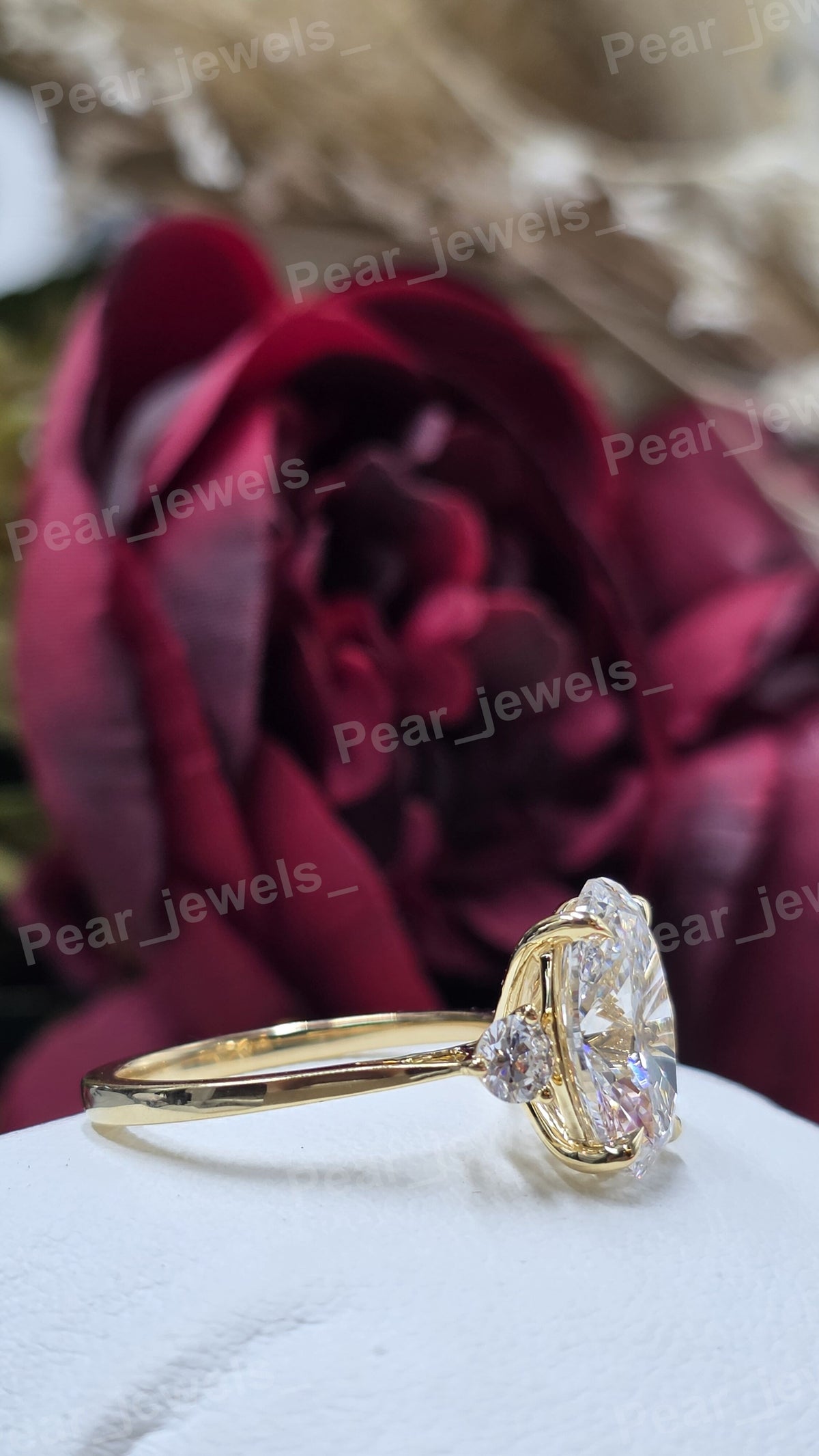 Iced Out 925 Sterling Silver Oval Cut Moissanite Diamond Engagement Women Wear Ring