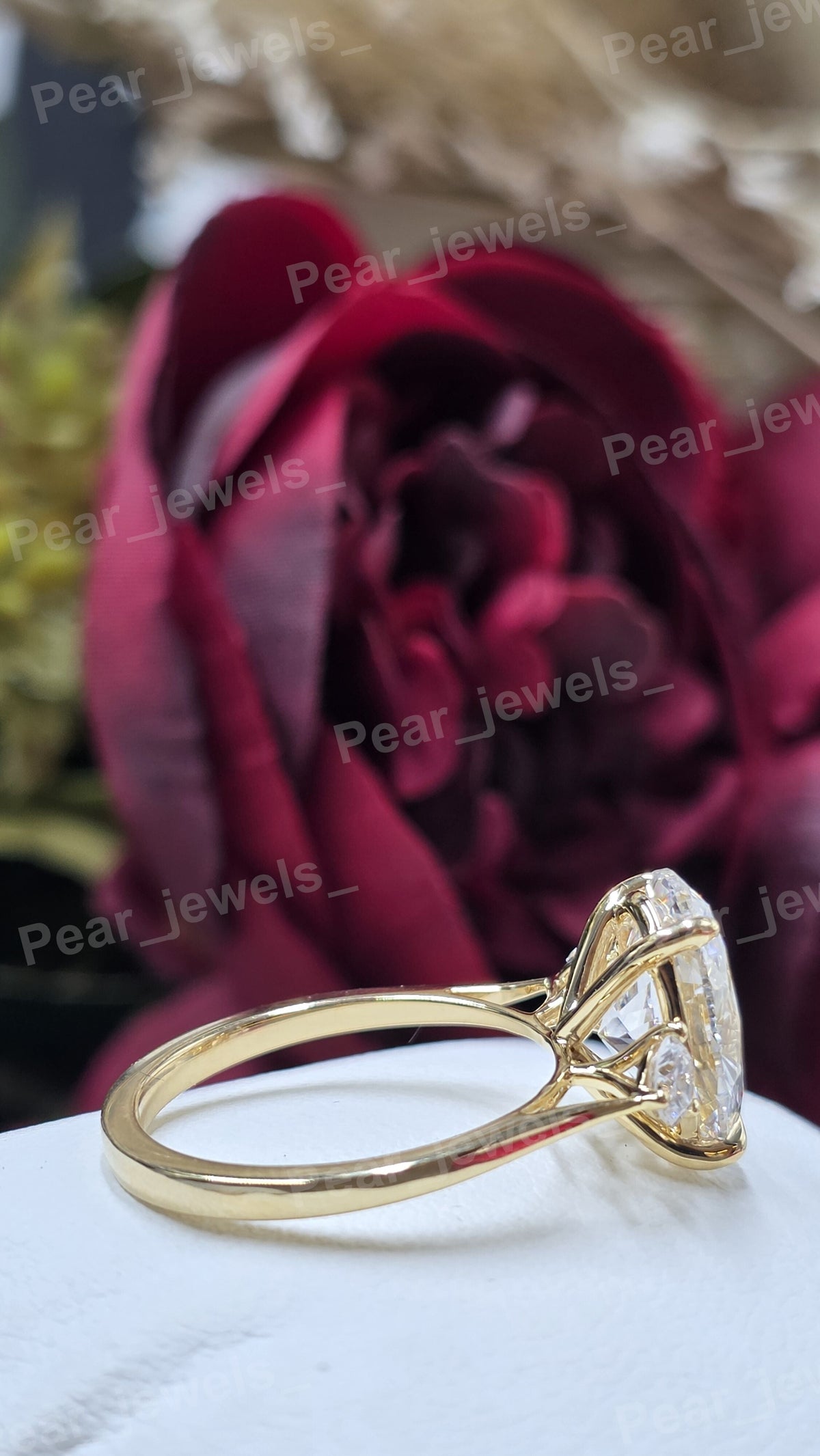 Iced Out 925 Sterling Silver Oval Cut Moissanite Diamond Engagement Women Wear Ring