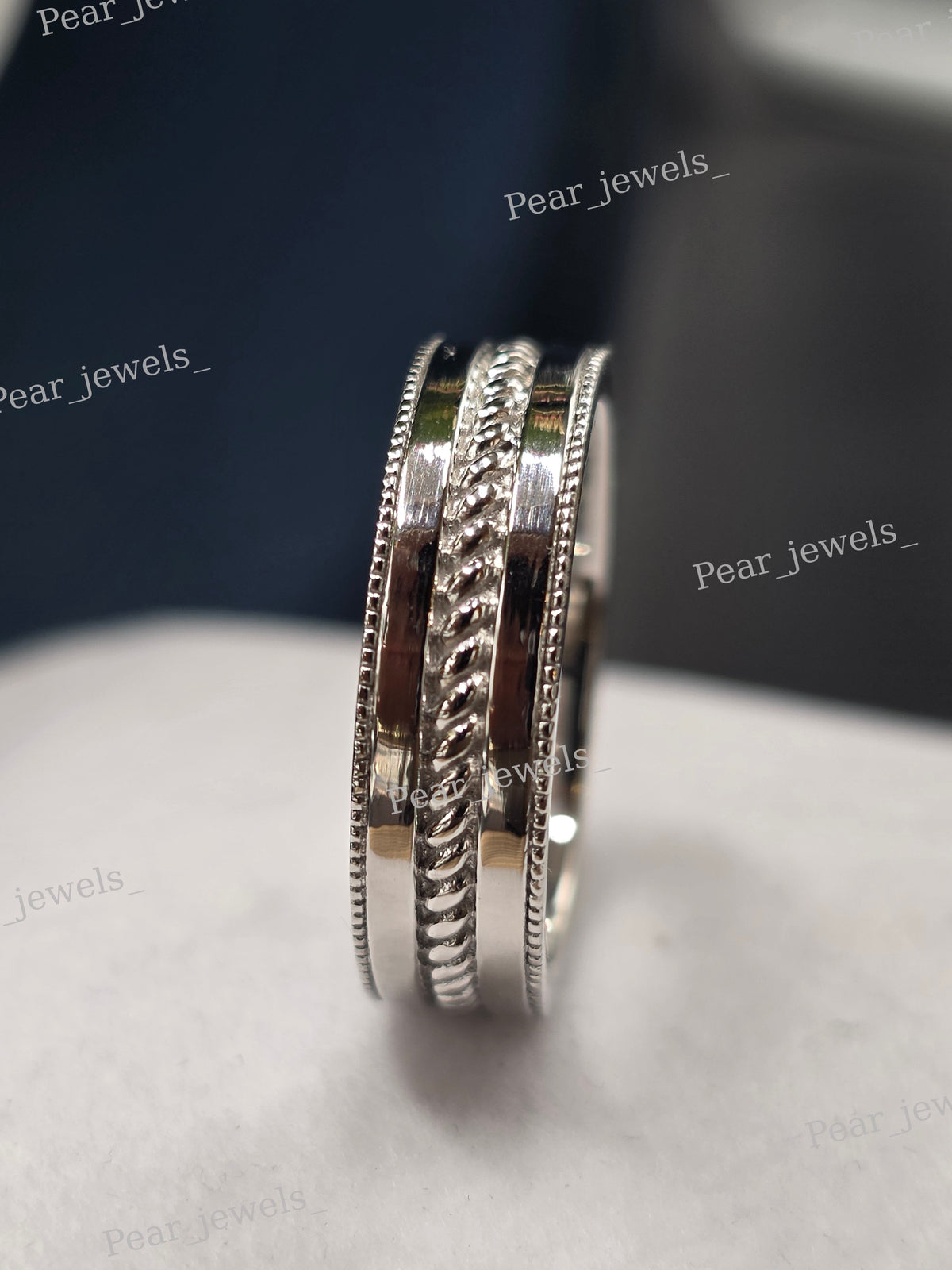 Iced out 925 Sterling Silver Wrist Wear Unisex Enegagement Band