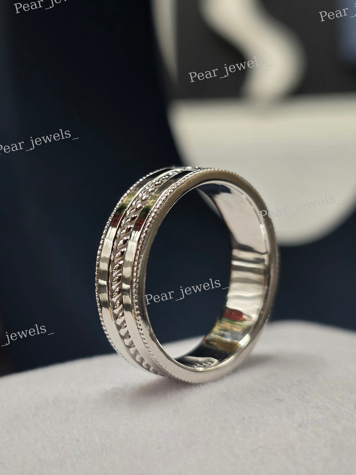 Iced out 925 Sterling Silver Wrist Wear Unisex Enegagement Band