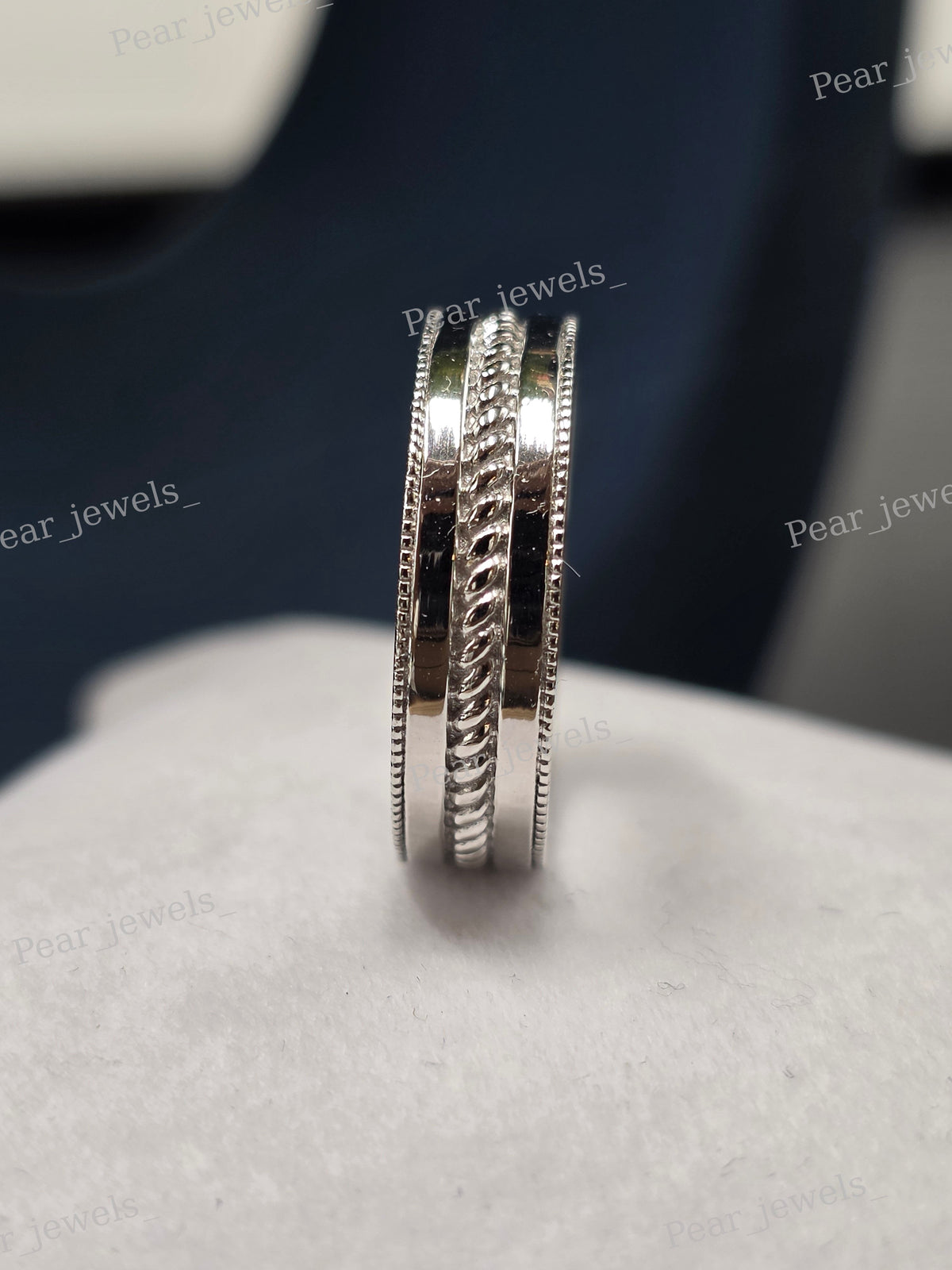 Iced out 925 Sterling Silver Wrist Wear Unisex Enegagement Band
