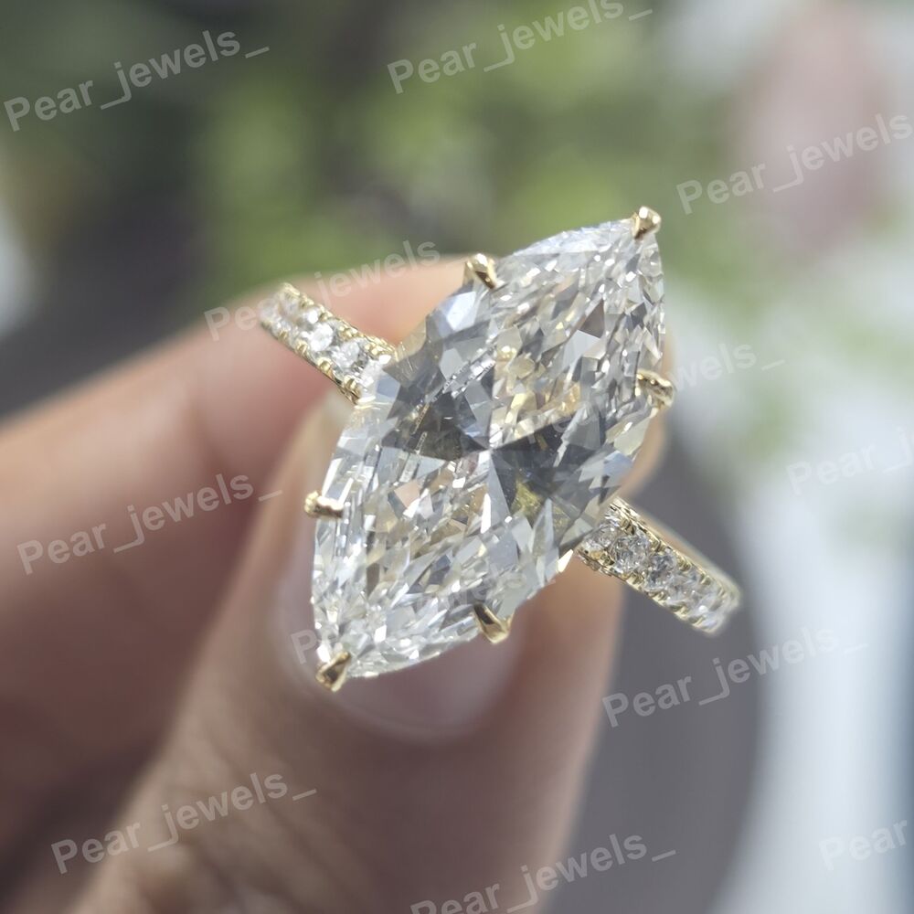 VVS Moissanite Diamond Women Wear 925 Sterling Silver Ring