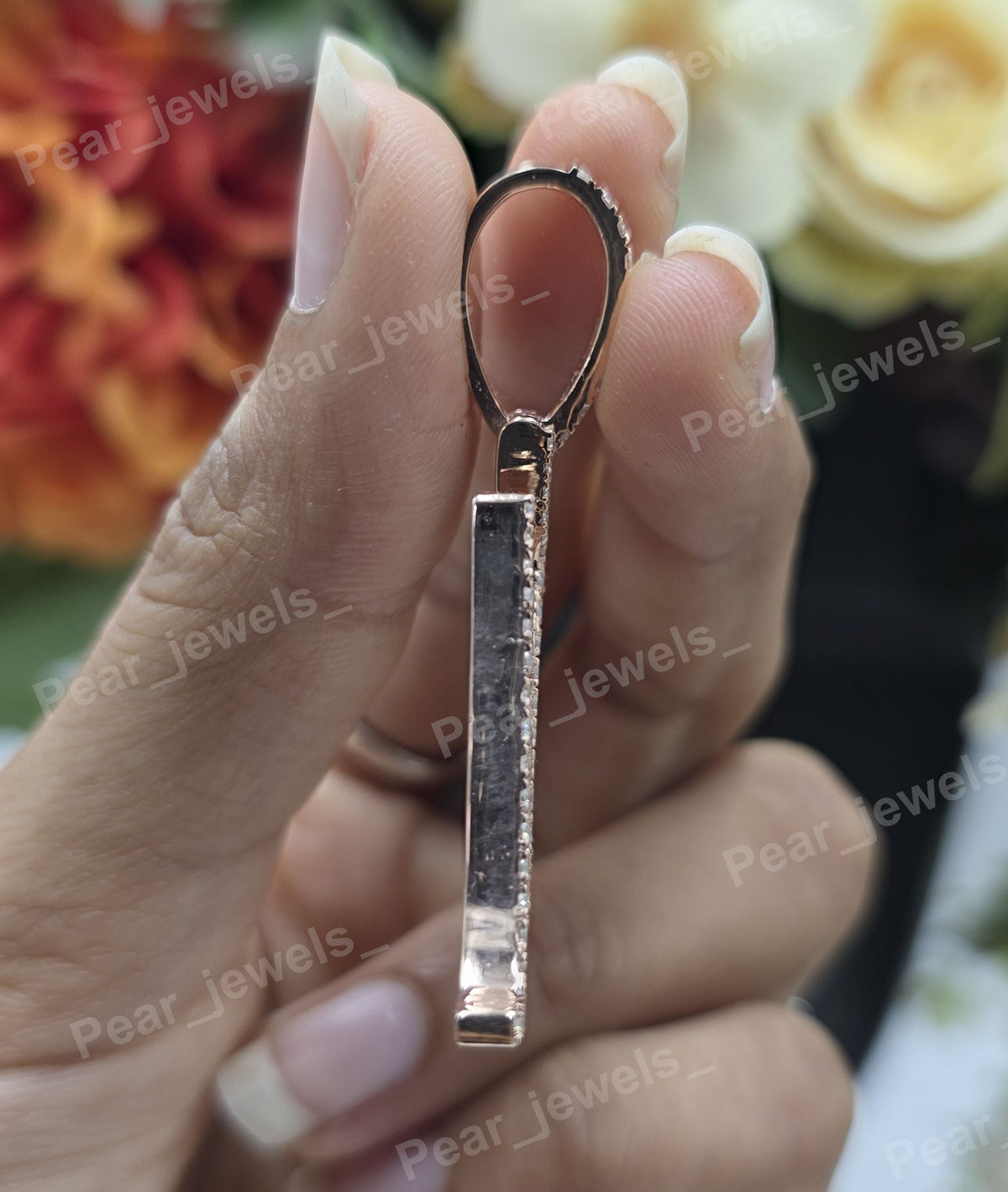 Iced Out 925 Sterling Silver Custom Letter VVS Moissanite Diamond Pendant For Unisex Party Wear