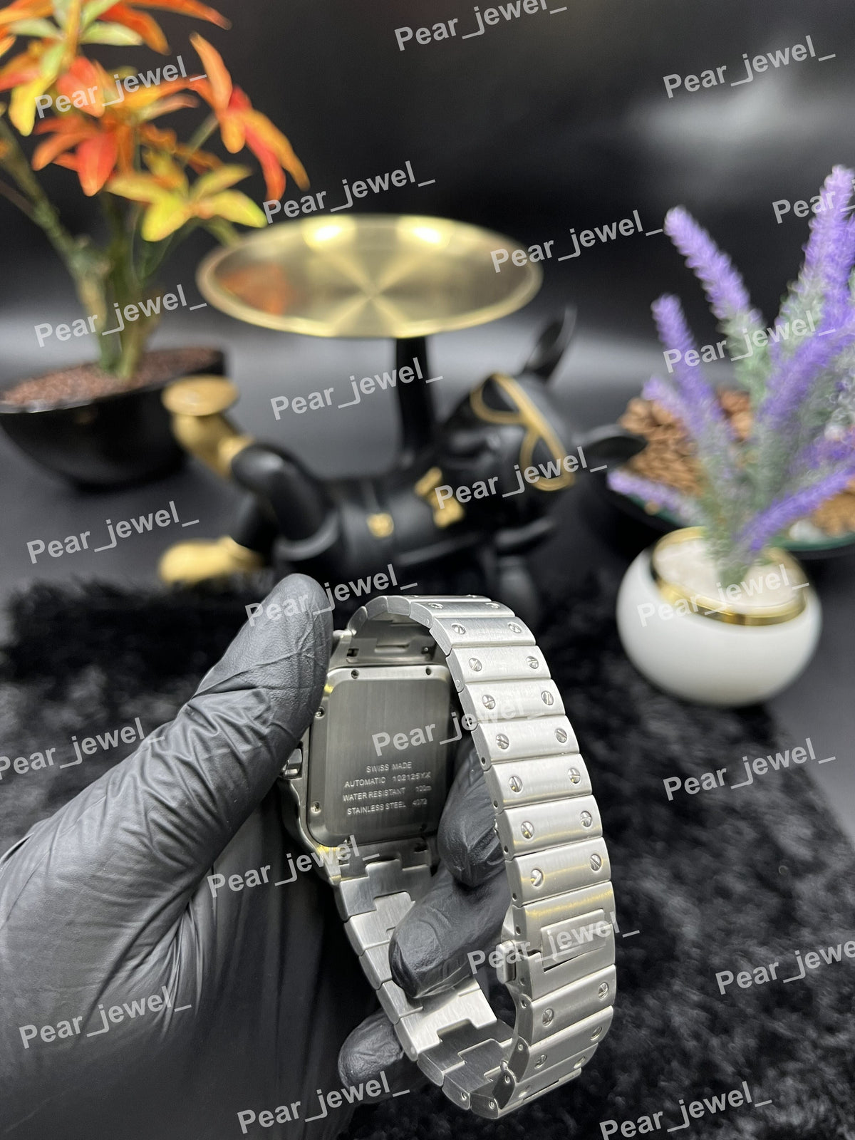 Iced Out Stainless Steel Green Dial VVS Moissanite Diamond Hip Hop Watch