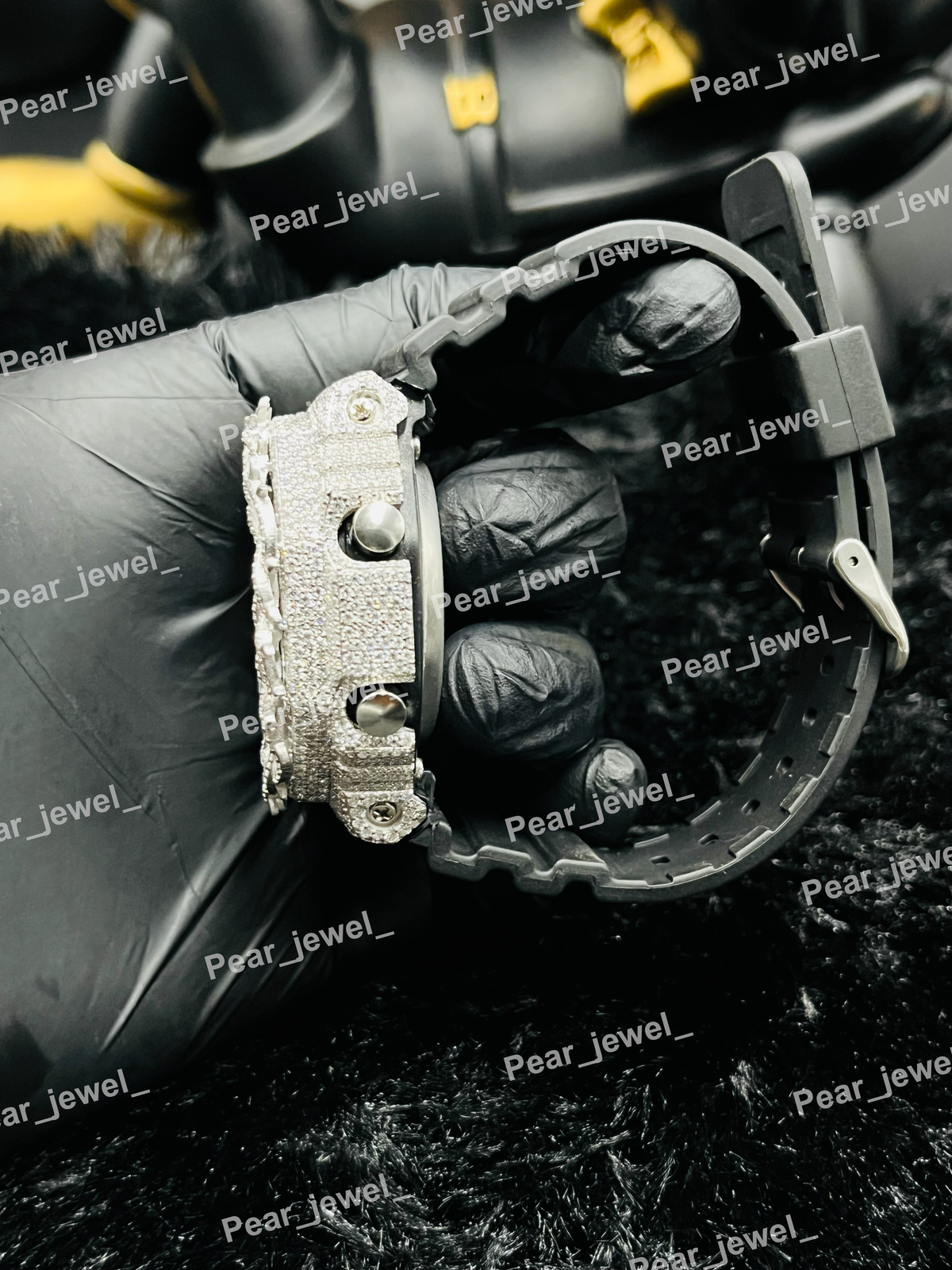 Iced Out Thorn Bezel Watch Hip Hop Luxury Statement Timepiece