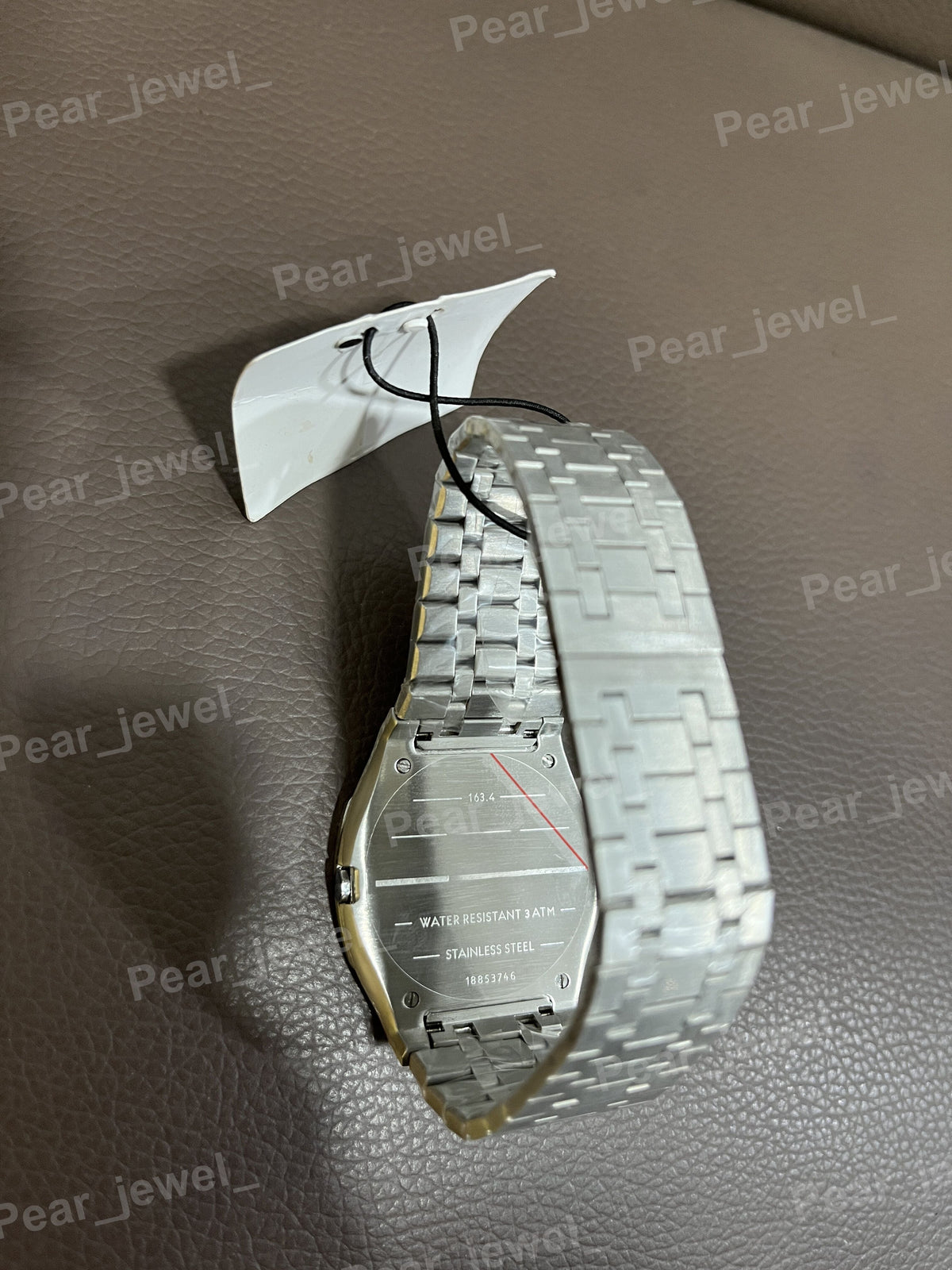 Iced Out Stainless Steel With Moissanite Diamond Wrist Watch