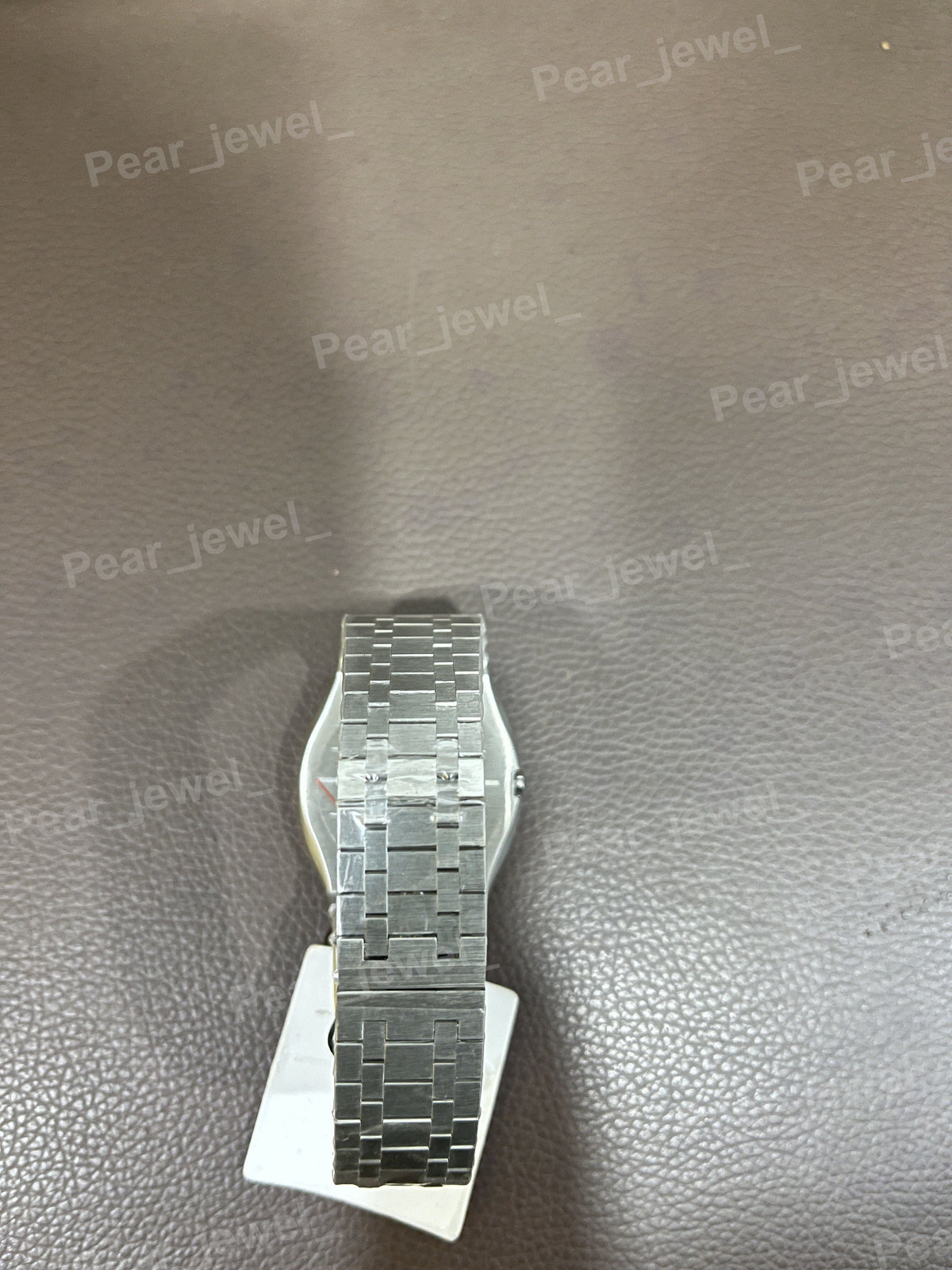 Iced Out Stainless Steel With Moissanite Diamond Wrist Watch
