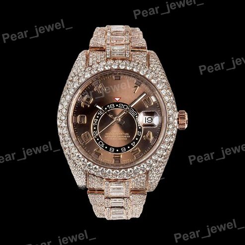 Bust Down Iced Out Stainless Steel VVS Moissanite Diamond Watch