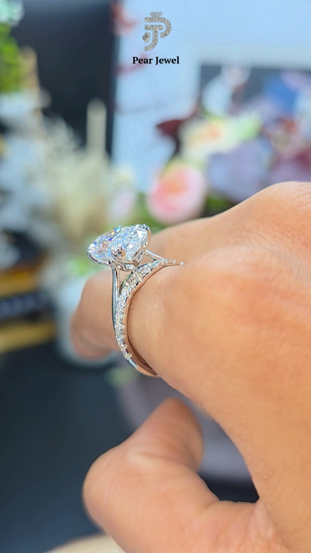 925 Sterling Silver Iced Out VVS Moissanite Diamond Engagement Wear Unisex Set of Two Ring